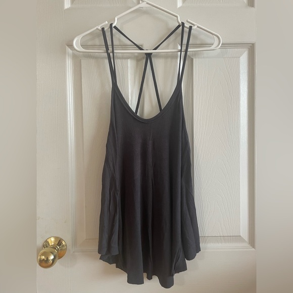Grey Tank with Strappy Back (US S) - Picture 1 of 3